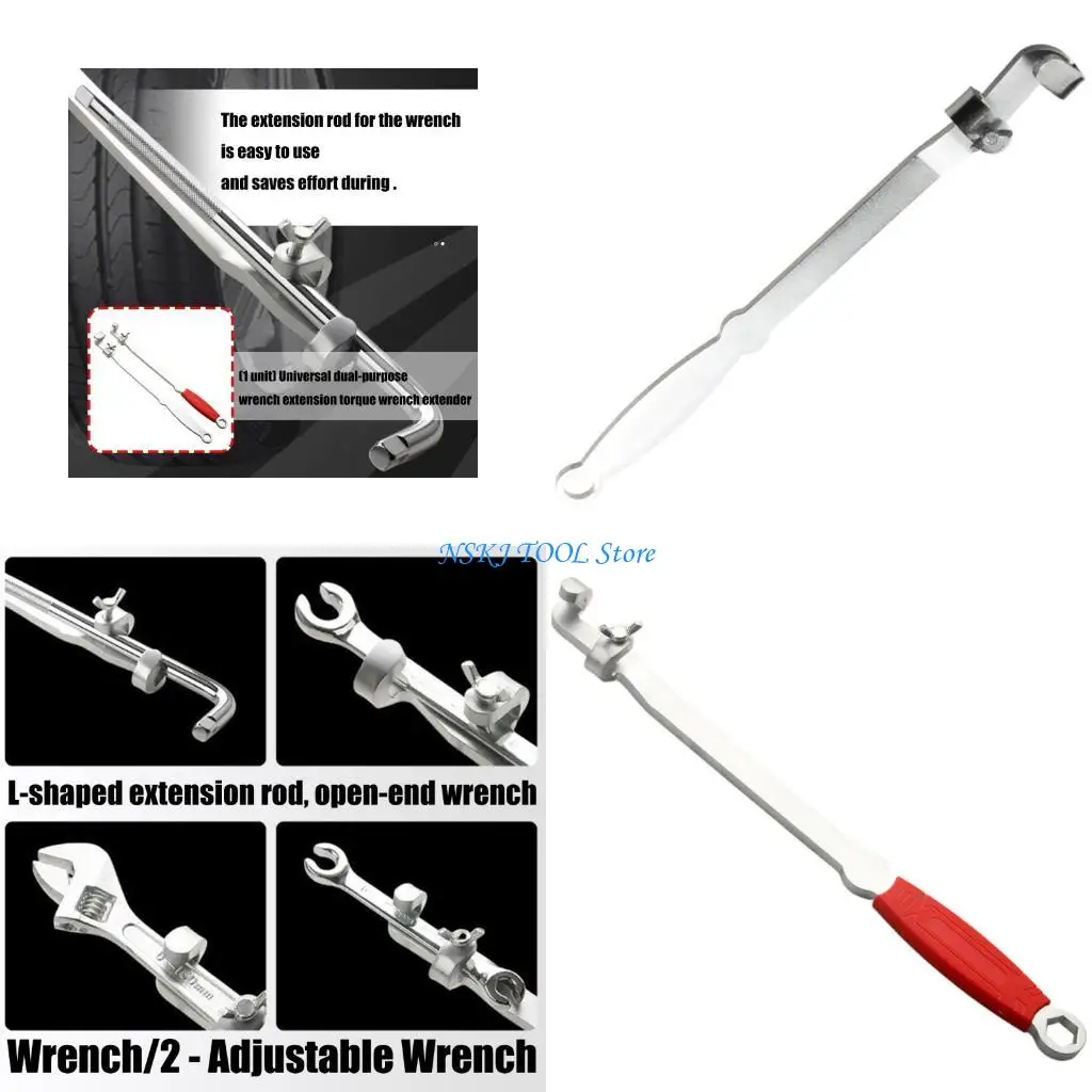 l8rc-professional-wrench-extension-rod-with-nonslip-handle-wrench-extender-spanner-tool-for-garage-maintenance