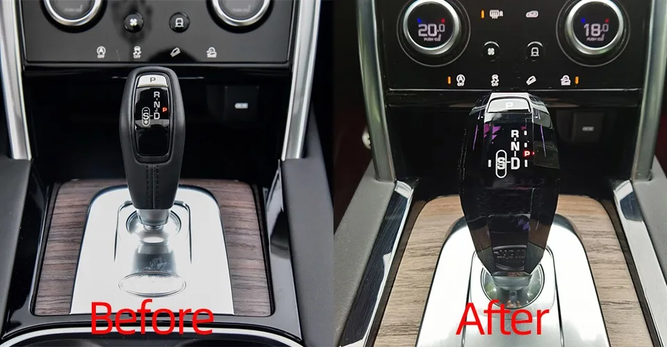 إكسسوارات السيارات الداخلية الفاخرة مقبض ناقل الحركة الكريستالي بالجملة لسيارة لاند رينج روفر سبورت 2014-2016 #6