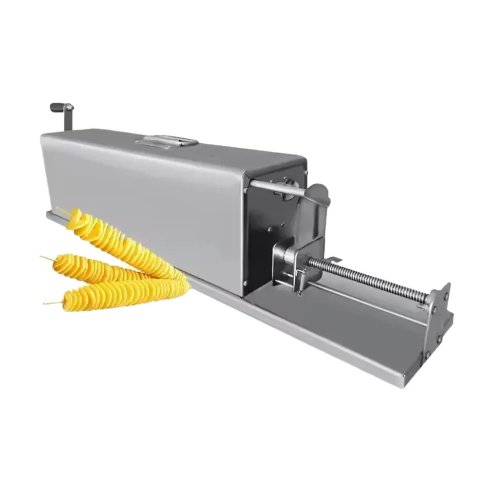 

%e FOR Food Machine Potato Chips Twister Slicer Cutter Tornado Cutting Machine for Hotels Retail Manufacturing Plant Home Use&