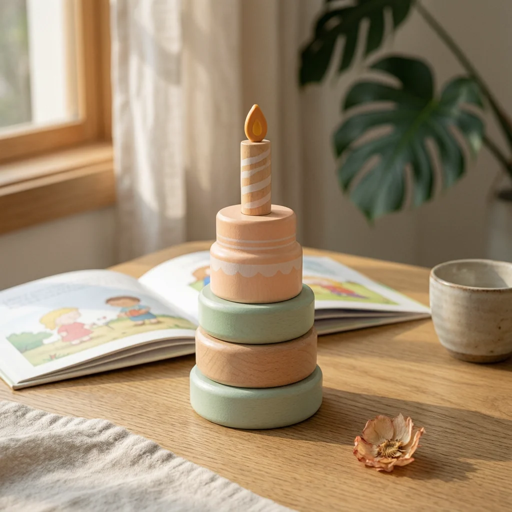 giocattolo-in-legno-impilabile-per-dessert-giocattolo-per-gelato-in-legno-giocattolo-per-torta-finta-set-gioco-torta-colorata-robusto-e-durevole