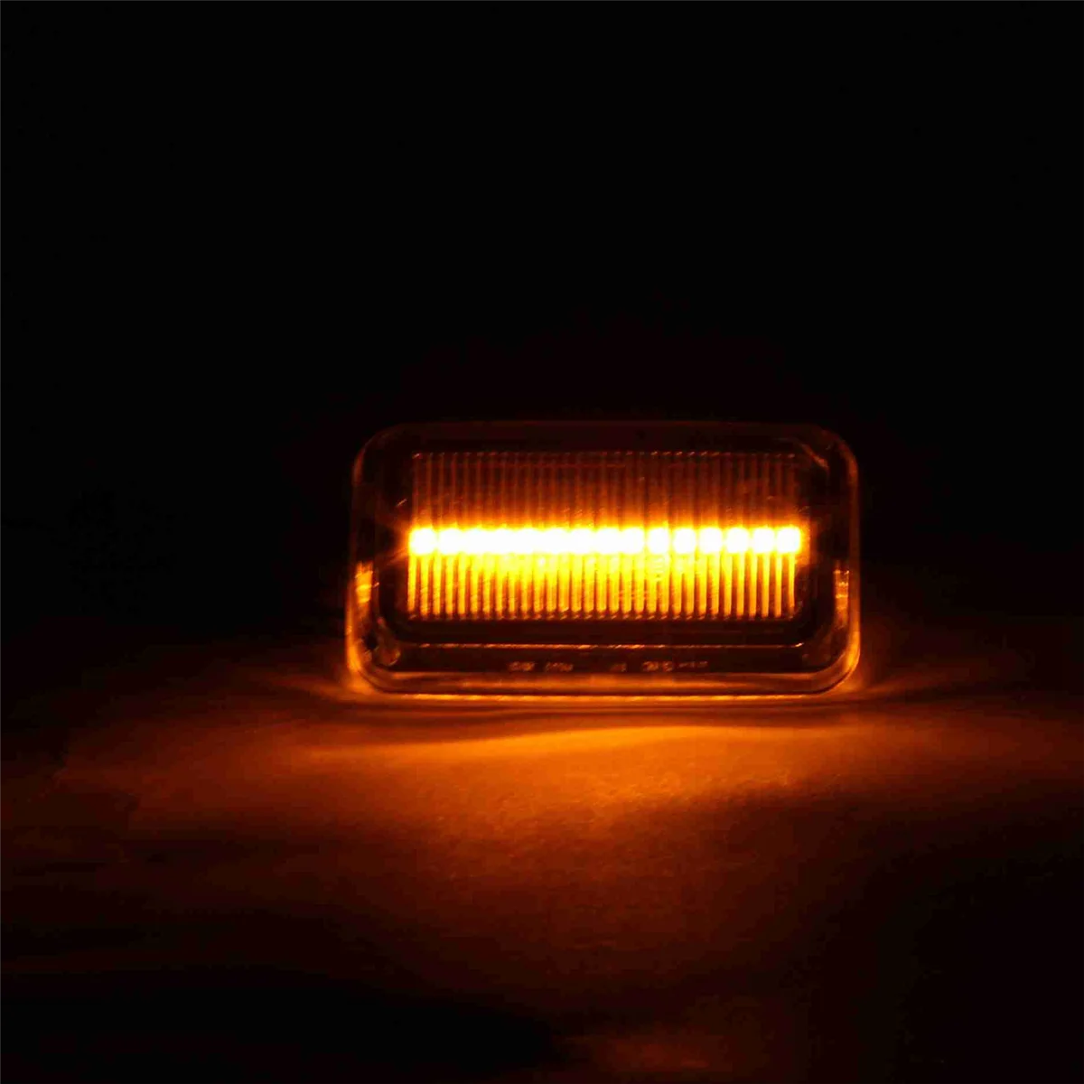 Car Dynamic LED Side Marker Light Turn Signal Light for Porsche 924 924S Coupe 1980-1988 Car Accessories Transparent