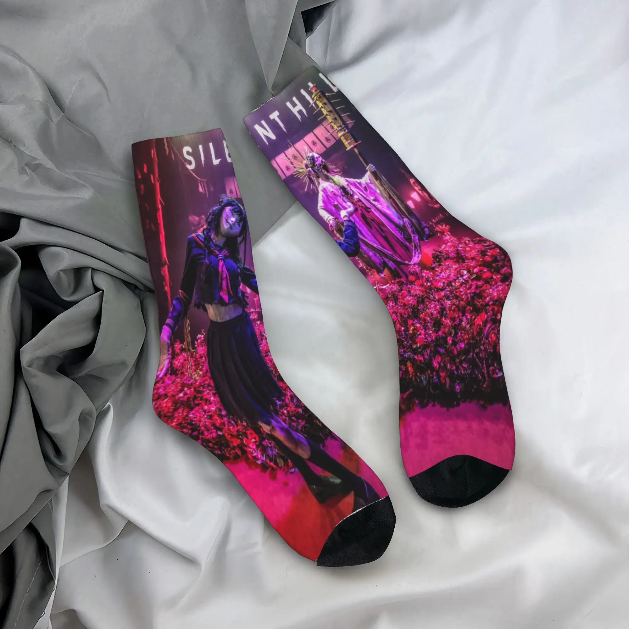 

Silent Hill F Horror Game 2025 Socks Accessories For Men Women Cozy Socks Cozy Best Gifts
