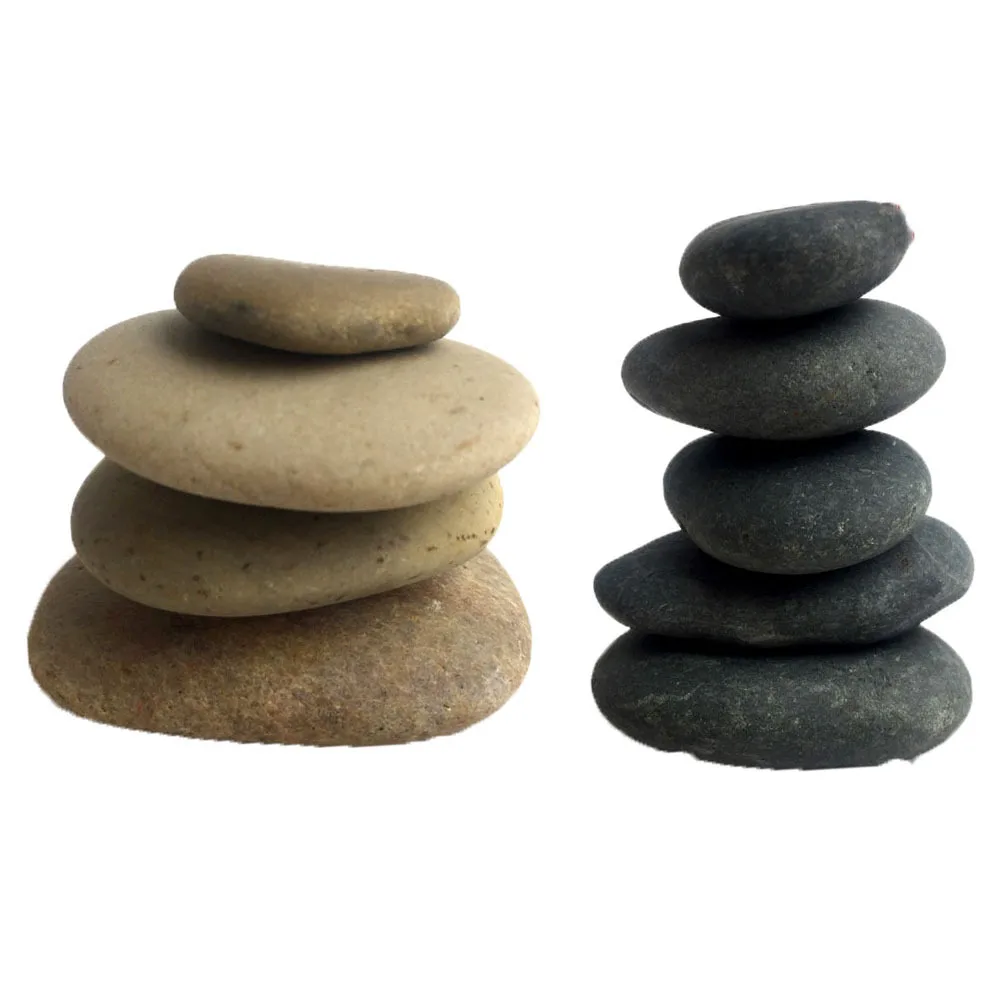 10Pcs Hand-Painted Smooth Stones Perfect for Small Writing Personalized DIY Polishing Pebbles Creative Drawing Painted