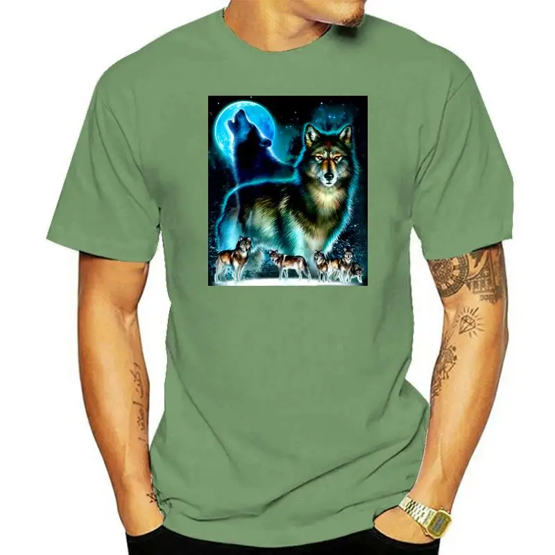 Heulen Wolf Horde Herren T-Shirt Xs-3Xl Neu Outfit Tee Shirt