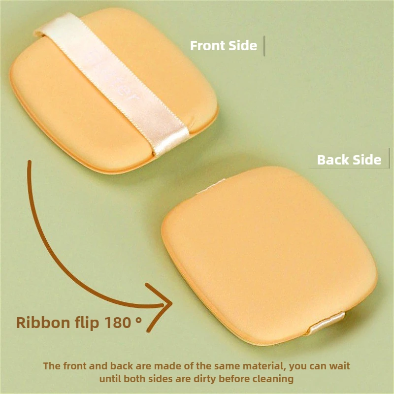 2/6PCS Super Soft Air Cushion Cosmetic Puff Square Butter Makeup Sponge Blender Beauty Foundation Puff Make Up Tools Accessories