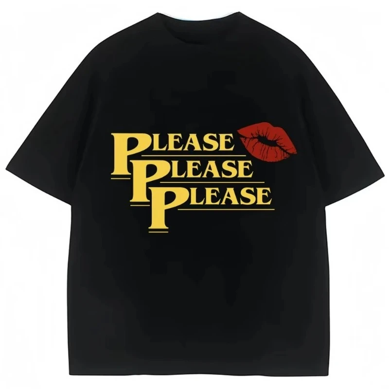 Summer Cotton Casual T-shirt Sabrina Carpenter Please Please Please T Shirt Fashion Aesthetic Men Women O-Neck Short Sleeve
