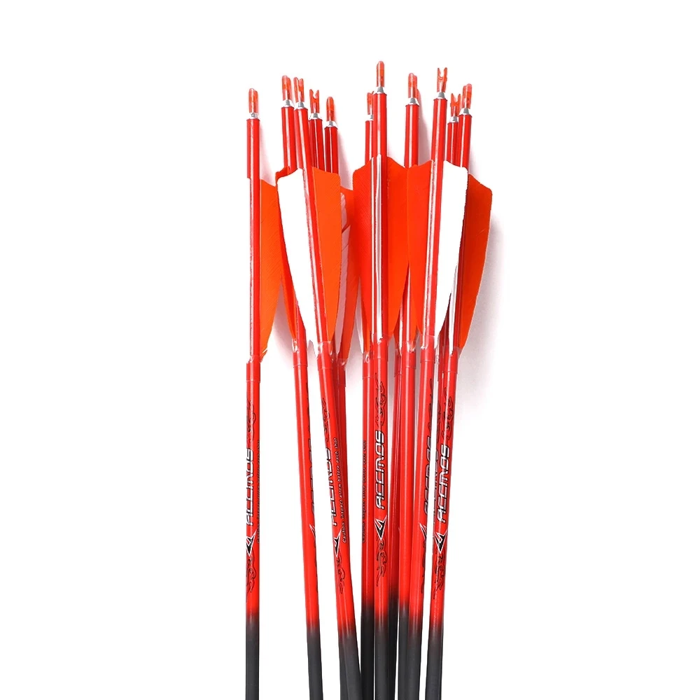 ID 6.2mm Pure Carbon Arrows Spine 300 340 400 500 600 700 800 4\