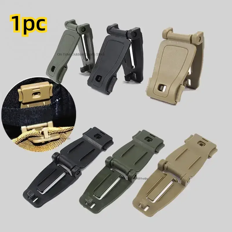 1pc Outdoor Sports Enthusiast Backpack Accessories Buckle Molle System Webbing Connection Buckle Clip Backpack Fixing Buckle