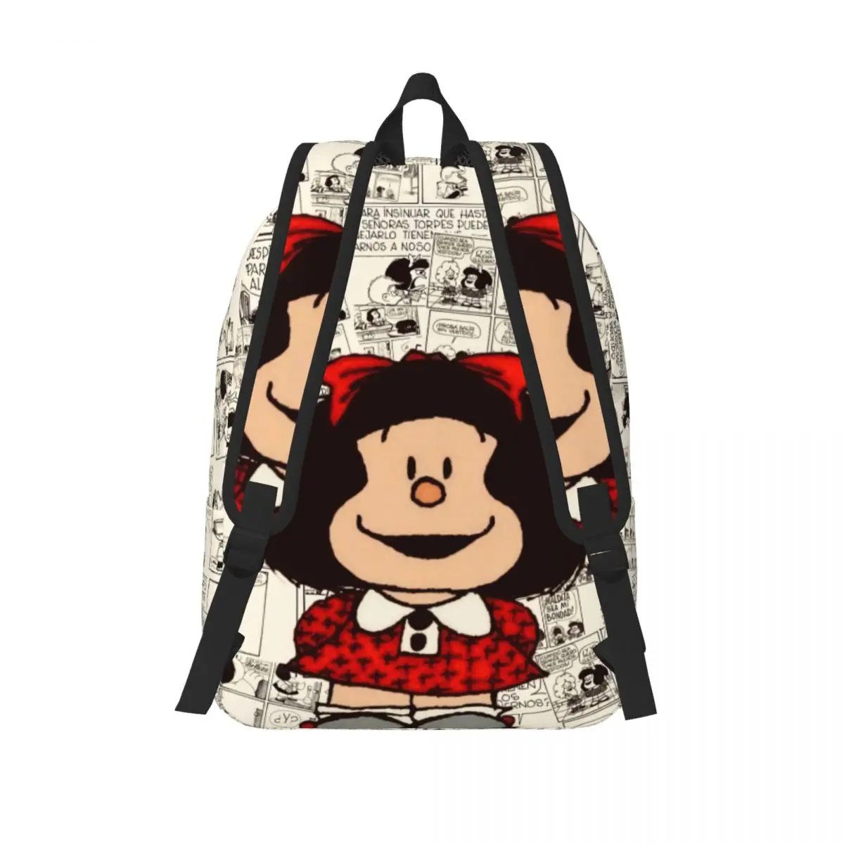 Anime Mafalda Laptop Backpack Men Women Casual Bookbag for College School Students Cartoon Kawaii Bags