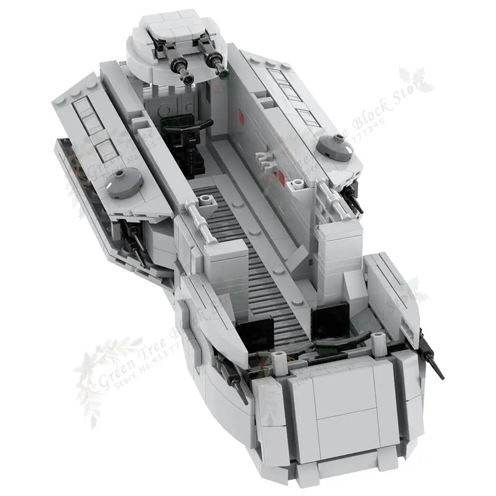 MOC2154 991PCS Movie Imperial Armored Vehicle MOC Building Blocks DIY Interstellar Maraudered Model Assemble Brick Toys For Kids