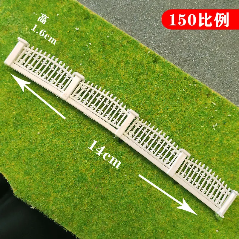 1:150 N scale Fence Model Building Fence for Garden Home Guardrail Decor DIY handmade Fence Wall Train Railway Model landscape