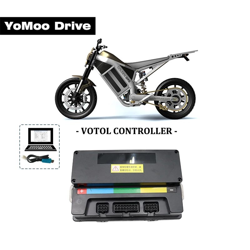 

Контроллер синусоидального тока FOC VOTOL EM-50 55A 48V-72V 1000W BLDC с USB-кабелем для электросамокатов и мотоциклов с мотор-колесом или центральным приводом