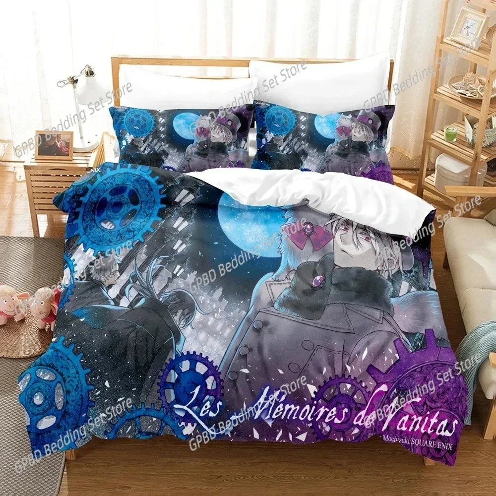 

Luxury New 3D Printed Anime The Case Study Of Vanitas Bedding Set Boys Girls Twin Queen Size Duvet Cover Pillowcase Bed