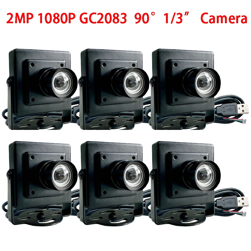 

90 Degrees HD 2MP Camera GC2083 1/3 Inch Len FF 1080P USB Cam Plug and Play 1920*1080 30fps Camera Module