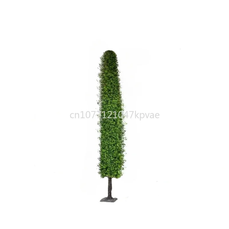 Protection Customized Trees Decorative Plastic Tree Garden Supplies Outdoor Artificial Trees Large Evergreen Cypress UV