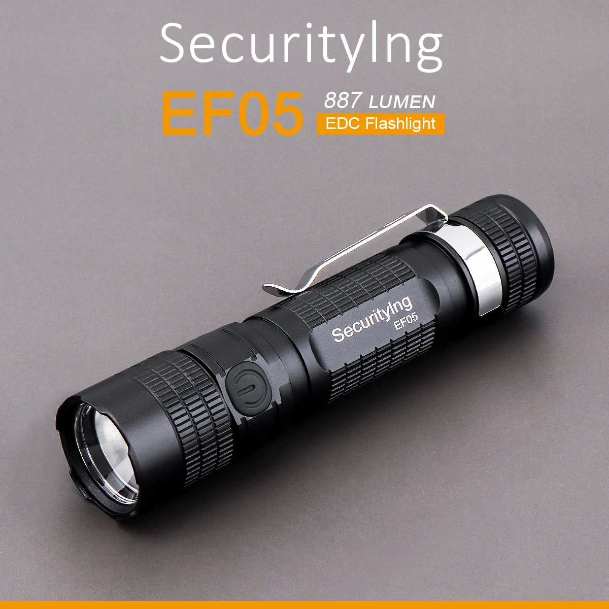 EF05 EDC Flashlight 887 Lumens LED Flashlight Zoomable Torch With Power Indicator for Outdoor Camping/Night Walk/Night Repair