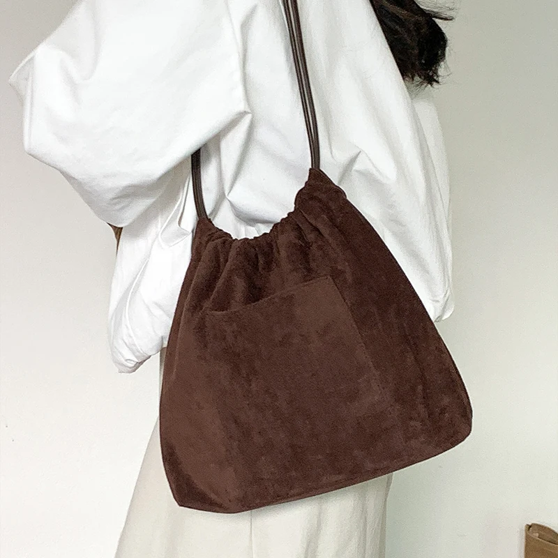

2026 Textured Arbitrary Length Adjustment Women Bucket Bag Leatherette Female Handbag Luxury
