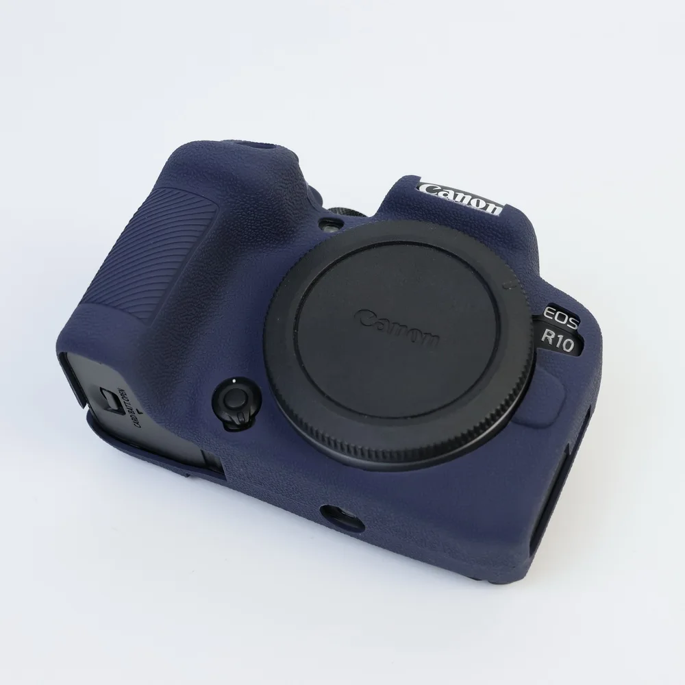 Silicone Case For Canon EOS R10 Vlog Camera Dustproof Shockproof Protective Skin Bag Anti-skid Cover