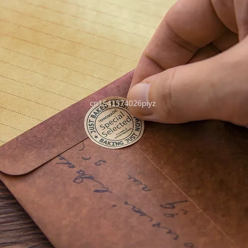 Sobres de papel Kraft Vintage para tarjetas de invitación de fiesta de boda, cubierta de almohadillas de letras, suministros de oficina, 1 unidad