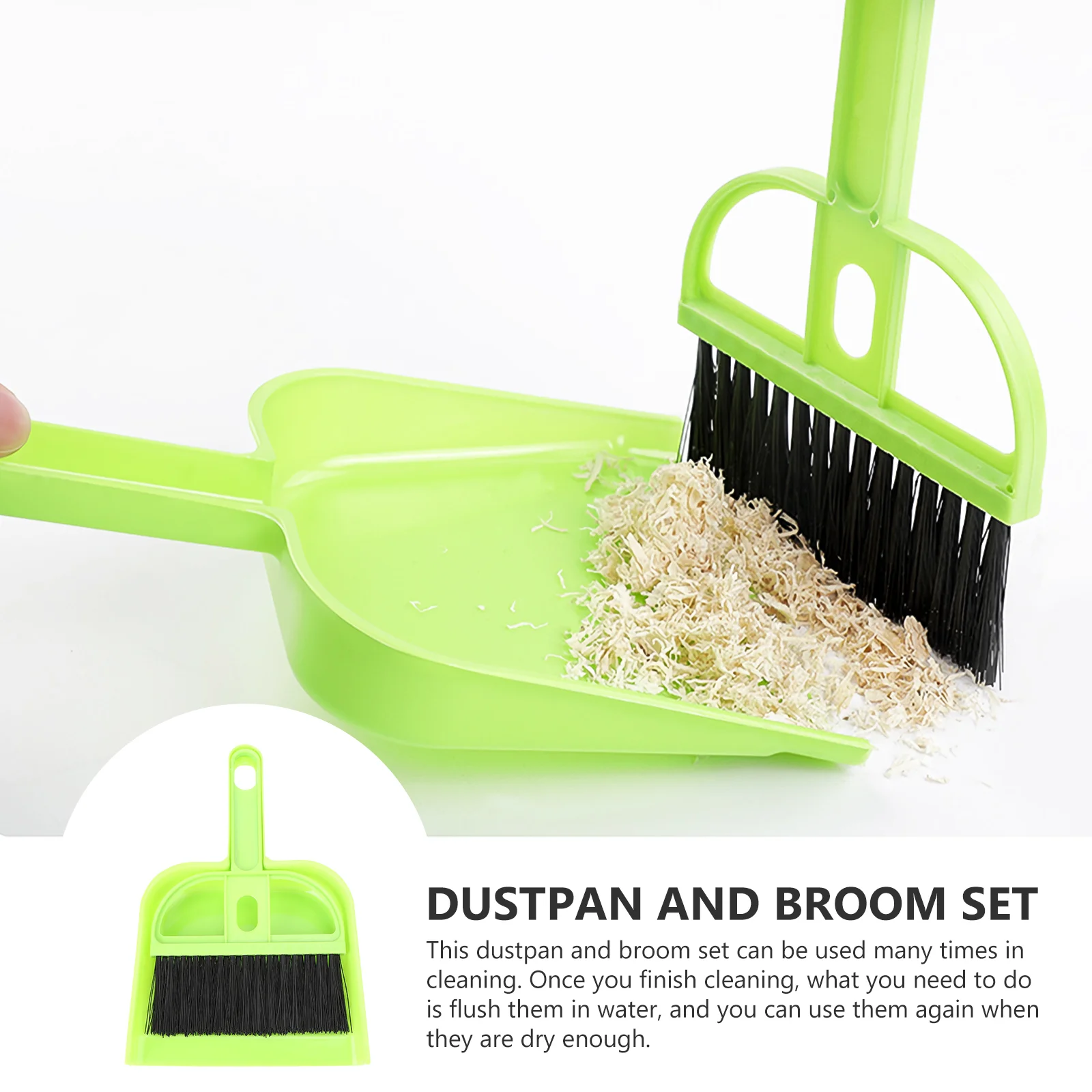 Camping Pans Pet Dustpan Set Mini and Brush Animal Waste Cleaning Small Supplies