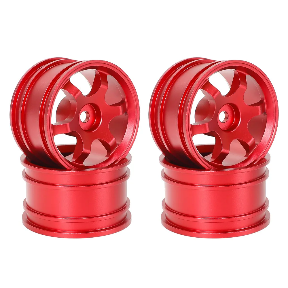 4szt 42mm 1/10 RC On-Road Drift Racing Car Metalowe piasty kół do Tamiya M03 M04 M05 M06 M07 MB-01 XM-01 Upgrade Parts