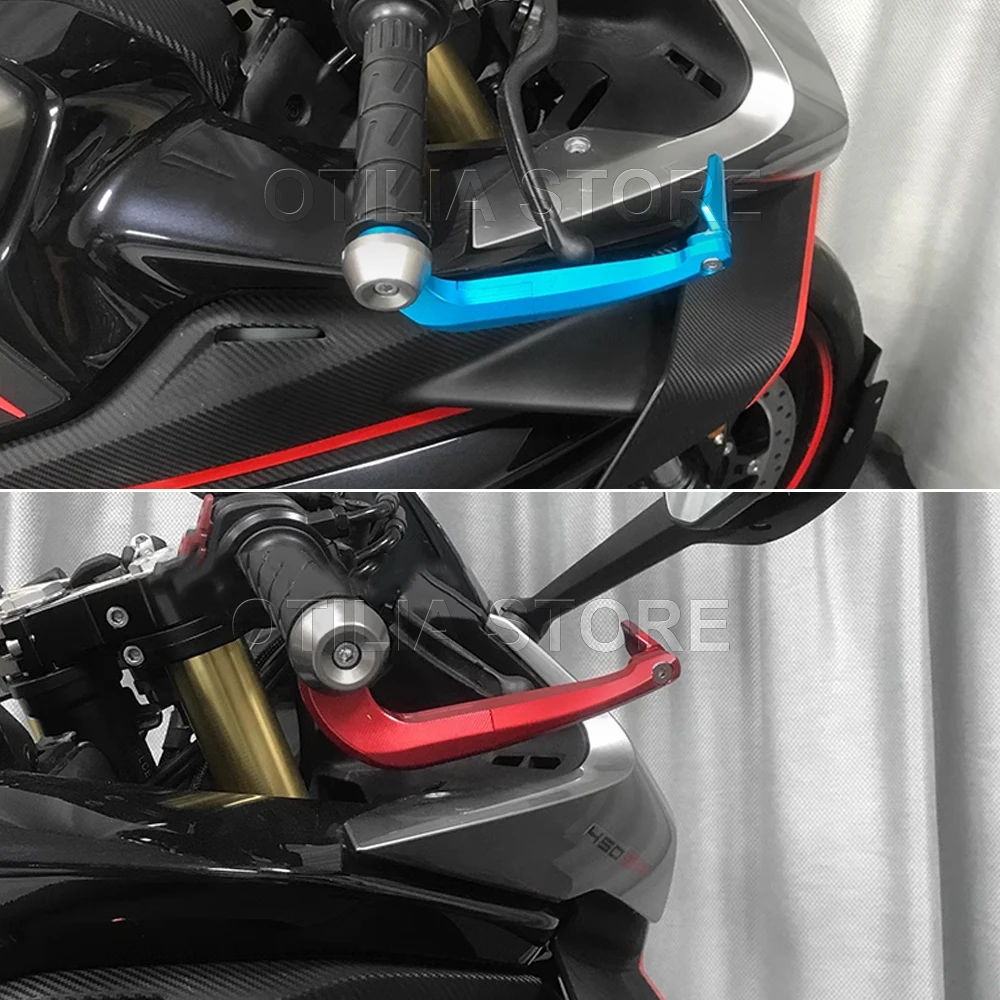 450SR دراجة نارية الألومنيوم Handguards قفازات واقية لليد دواسة فرامل رافعة الحرس ل CFMOTO 450SR 450 SR 2022 2023 حماية المقود