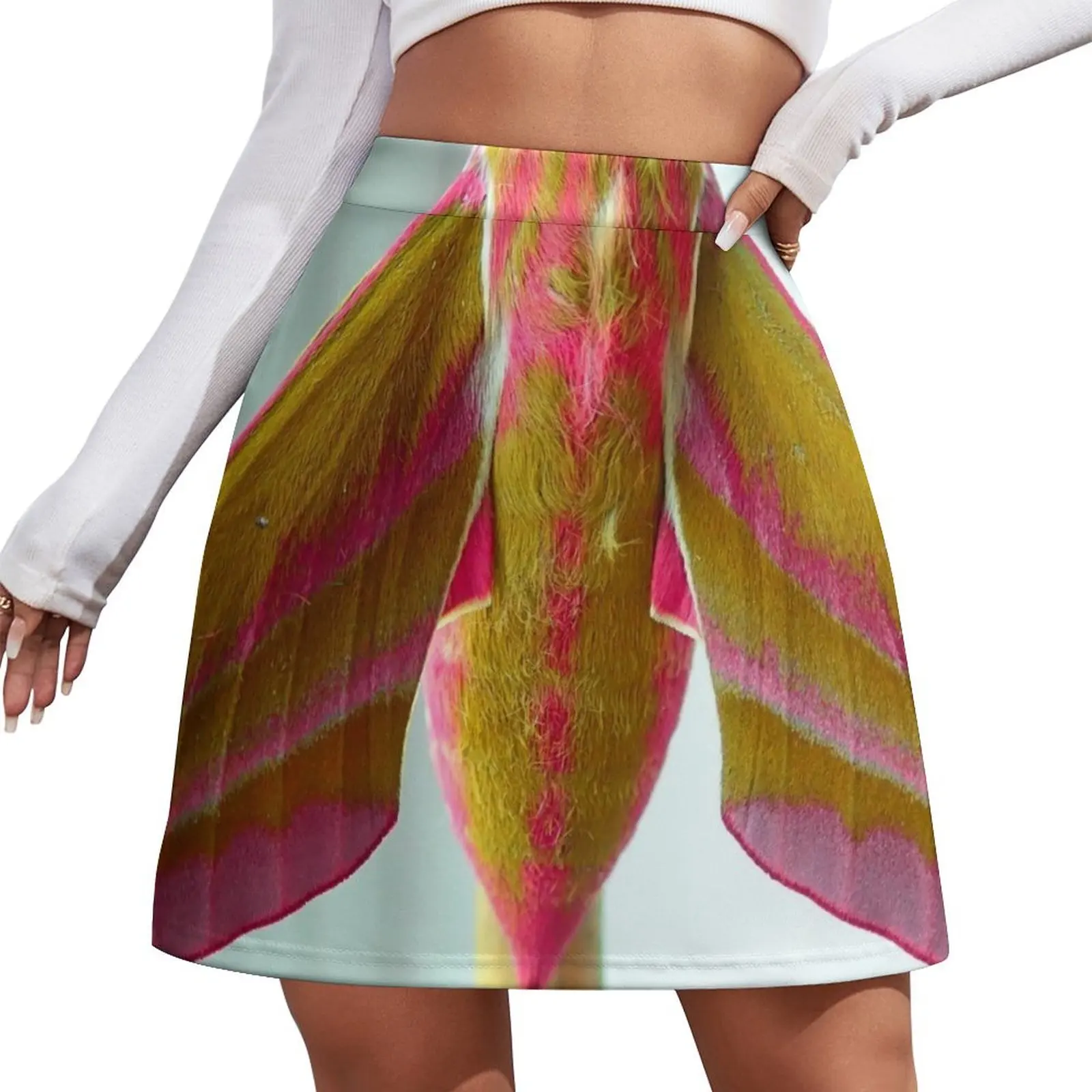 

Elephant hawk moth Mini Skirt modest skirts for women skirts for womans luxury designer clothing women