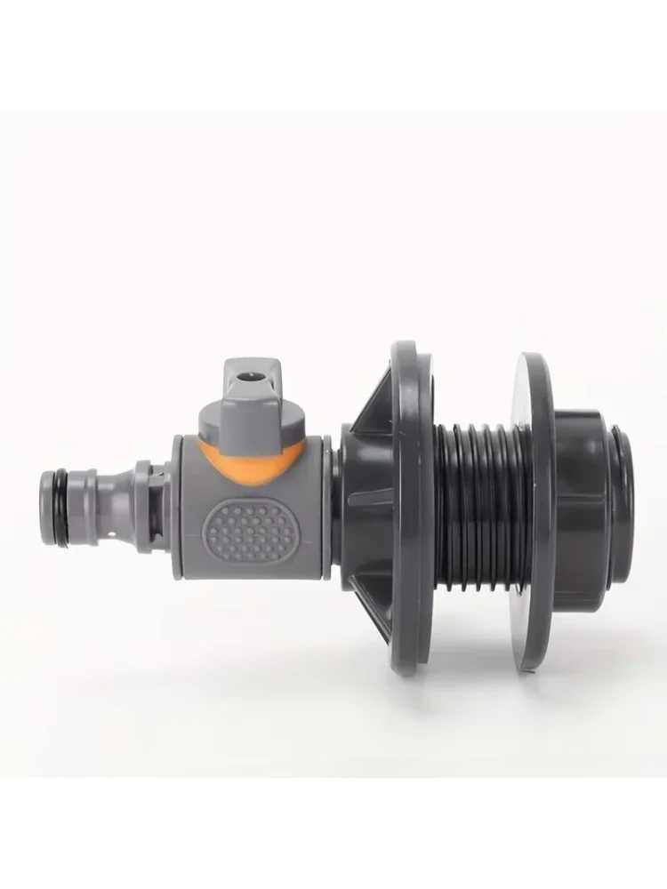 PVC/IBC Water Barrel Adapter, Durable Water Tank Adapter with Valve, Quick Installation Rainwater Collection Connector Kit image 6