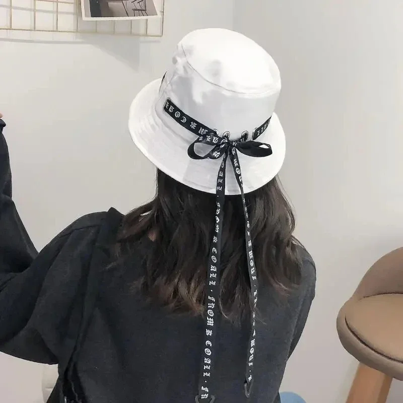 New Cat-Ear Streamer Personalized Fisherman Hat for Men and Women Hip Hop Hip Hop Dance Basin Hat