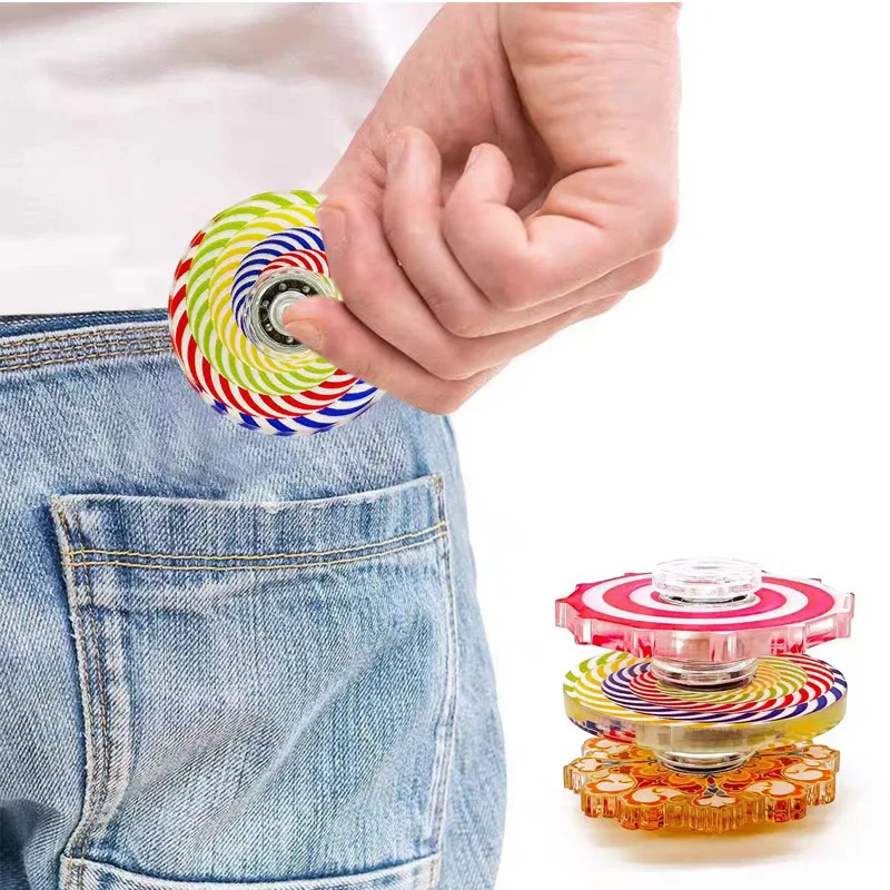 10 pezzi regalo novità idea creativa Fidget Spinner per bambini bomboniere Goodie Bag Stuffers premi in classe per ragazze ragazzi