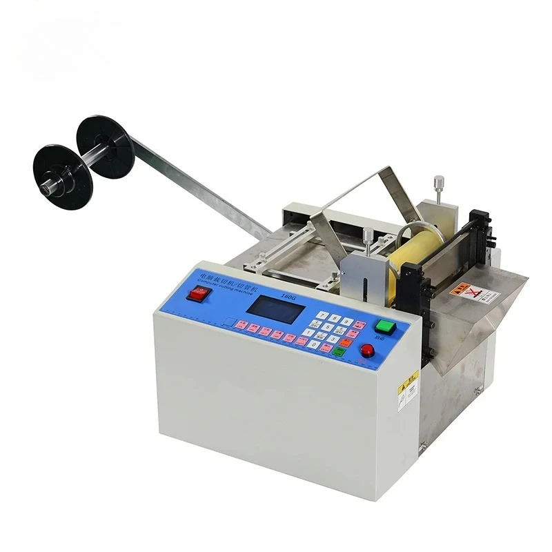 RS-160g Desktop Polyester Film Cutter Rubber Strip Cutting Pvc Film Roll To Sheet Cutting Machine