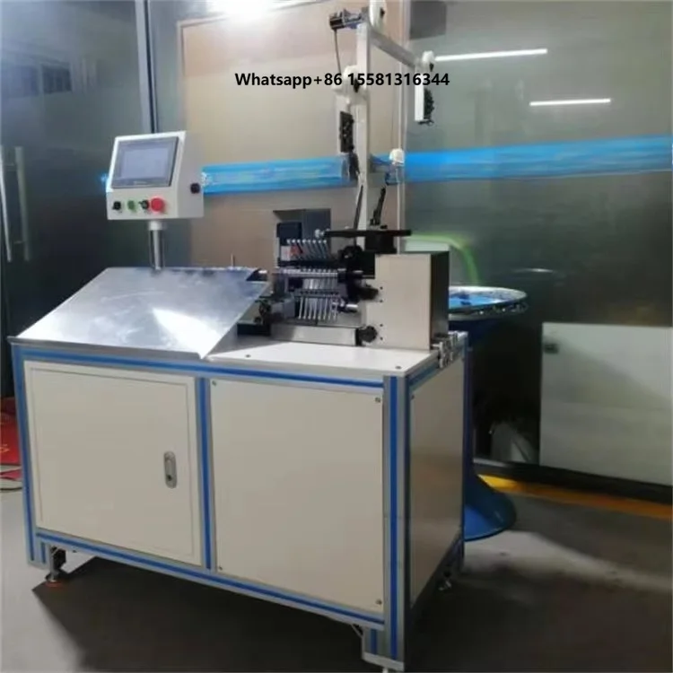 Books, notebooks, single metal binding coil forming and manufacturing machine