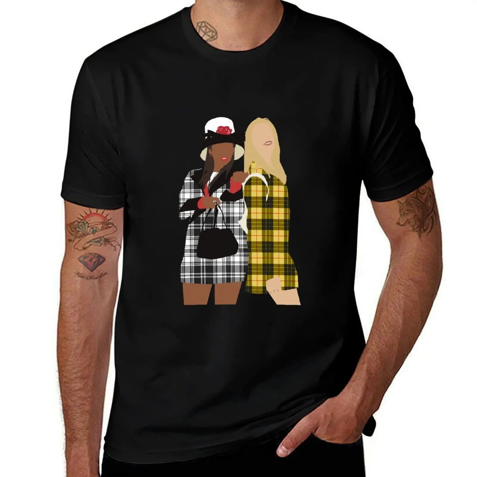 

Clueless T-Shirt graphic shirts kawaii clothes cotton graphic tees croswit shirt man Short sleeve tee men