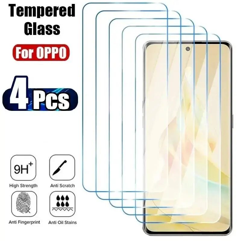 4Pcs Tempered Glass…