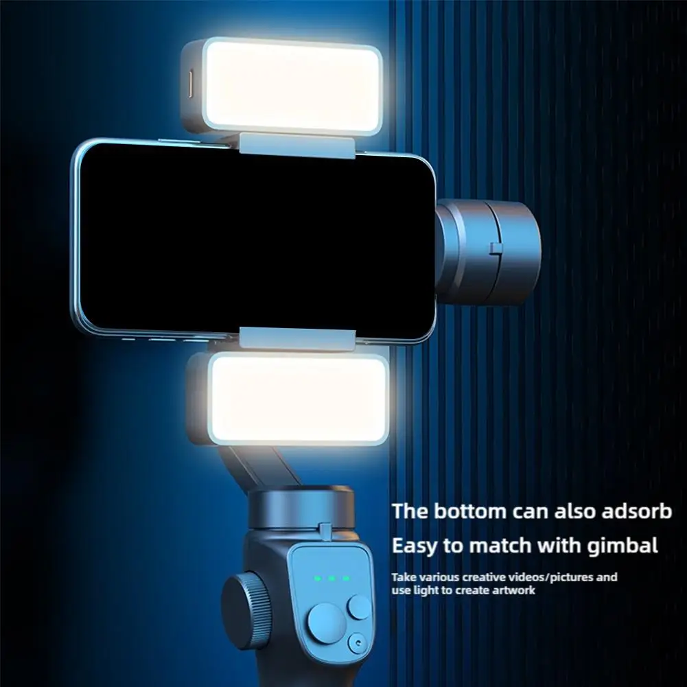 3 Colors Magnetic Fill Light LED Video Light Photography Portable Fill Light For Outdoor Live Streaming Portable Pocket Light