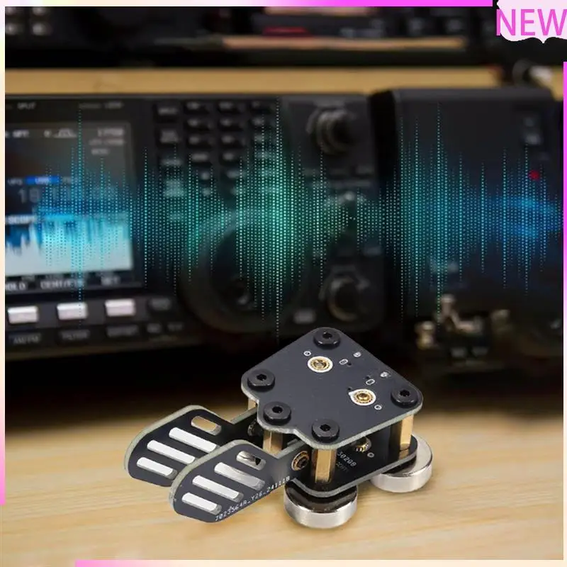 

B27B CW Key Автоматический тренажер для ключей Коротковолновая радиоплата с USB-портом CW Двойной лопастной телеграфный ключ Электроинструмент