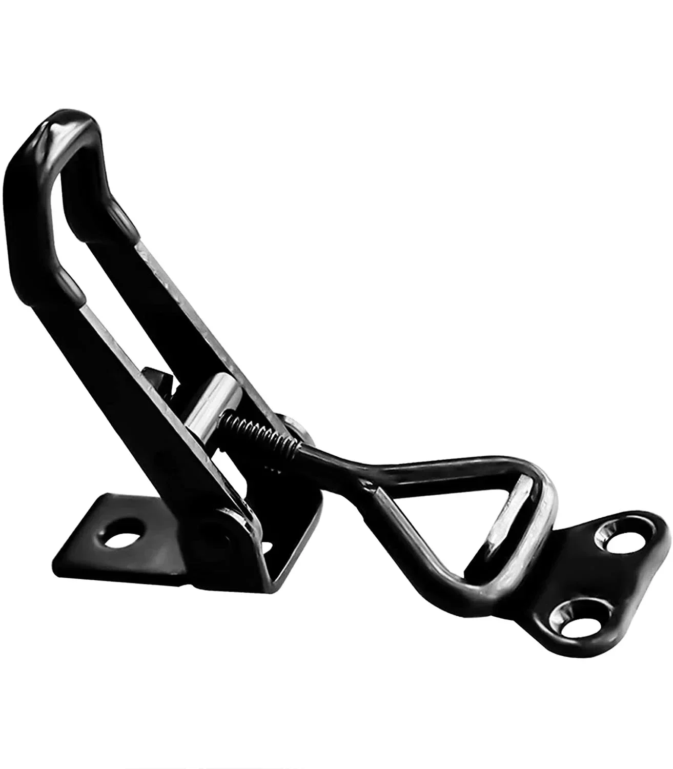 4Pcs Adjustable Toolbox Case Metal Toggle Latch Catch Clasp Quick Release Clamp Anti-Slip Push Pull Toggle Clamp Tools GH 4001