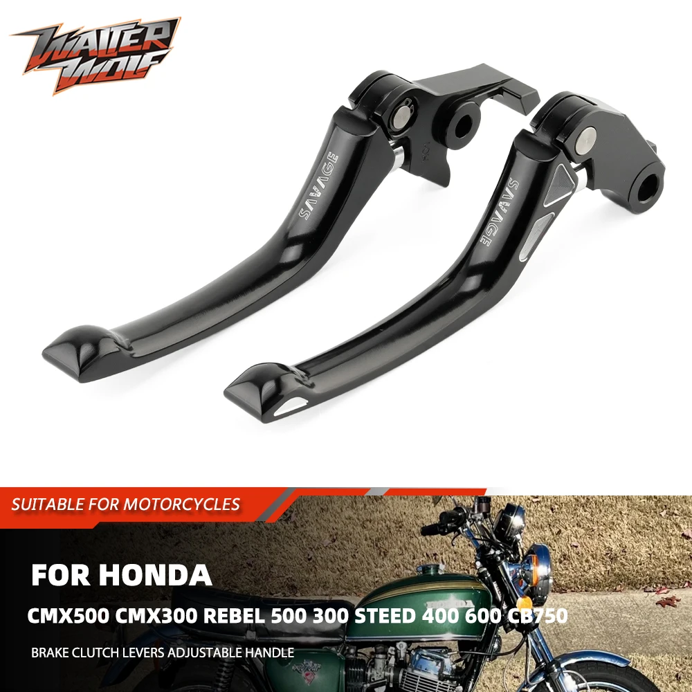 

Рычаг тормоза и сцепления для Honda CMX500 CMX300 Rebel 500 300 Steed 400 600 CB750 VT750 NV400 NV600 VT1300 VF750C NT650 VT1100 VT600C