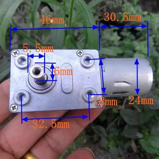 DC12V 20rpm 370 turbine deceleration self-locking motor