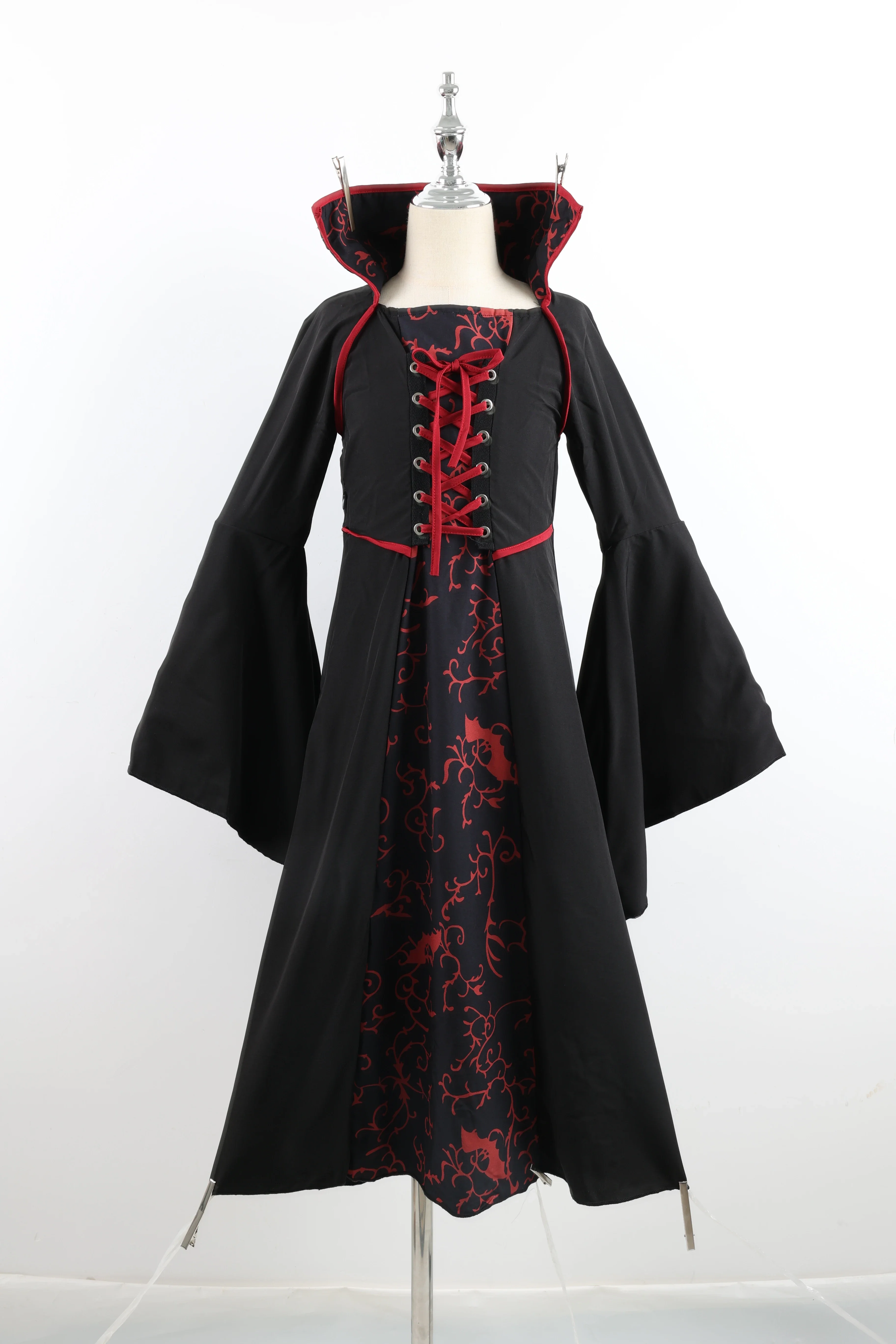 Halloween Cosplay Witch Vampire Costume for Kids Girls Disfraz Carnival Dress Up Party Mujer Children\'s Performance Clothing