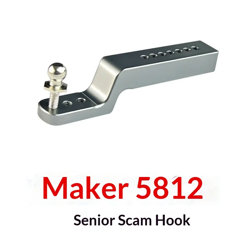 Maker CK5812 Remote Control Car Metal Upgrade Accessories Wheel Hub Tire Armor Dual Motor Winch Tow Hook Brass Counterweight Rc