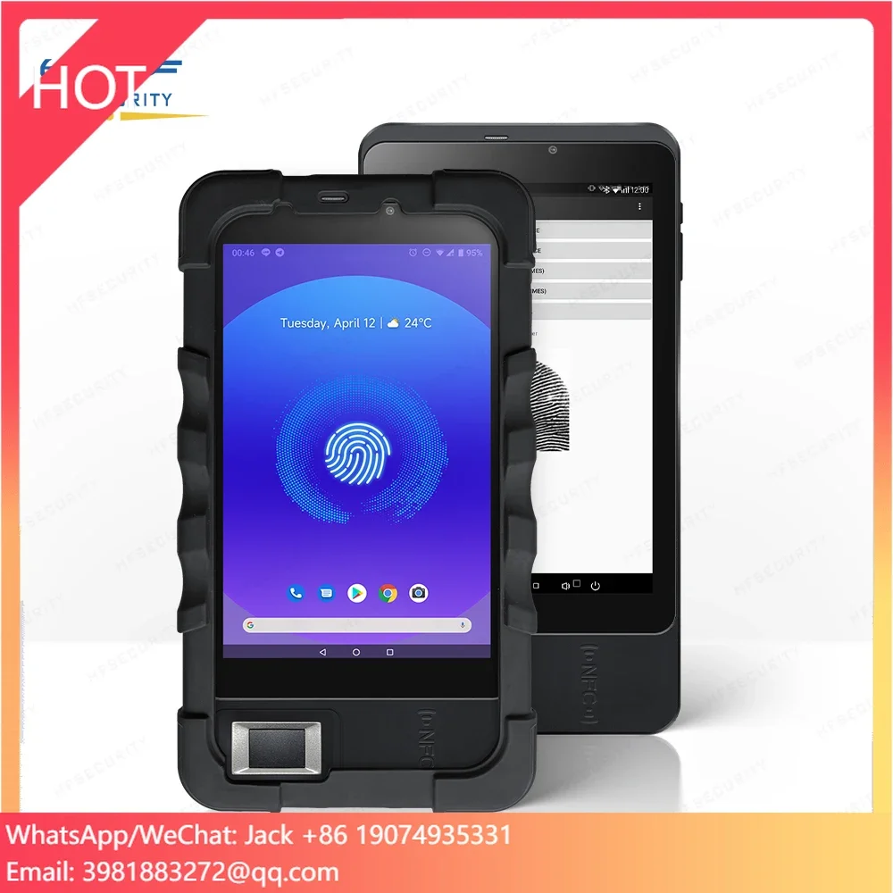 

Android 11 NFC Biometric Fingerprint Time Attendance Android PDA (HF-FP07)