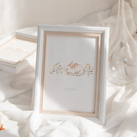Nordic Resin White Photo Frame 6inch 7 8 10 A4 Pictrue Frame Hanging Wall Home Decoration