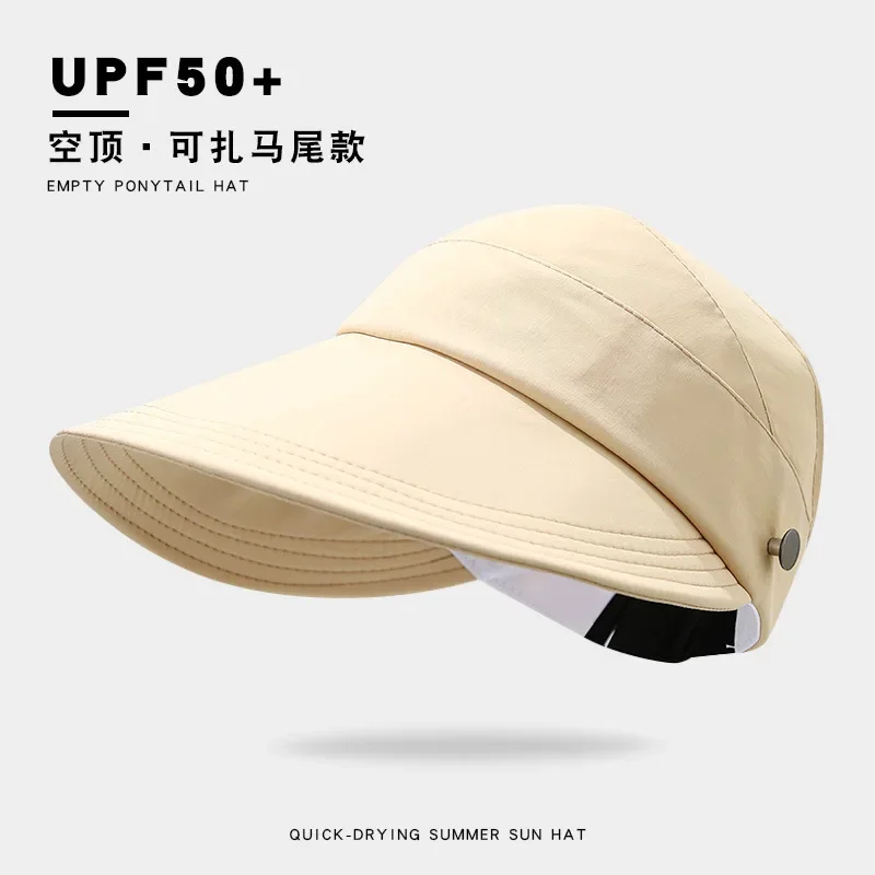 새로운 여성용 통기성 메쉬 모자 - 포니테일용 여름 야외 야구 모자 및 자외선 차단
