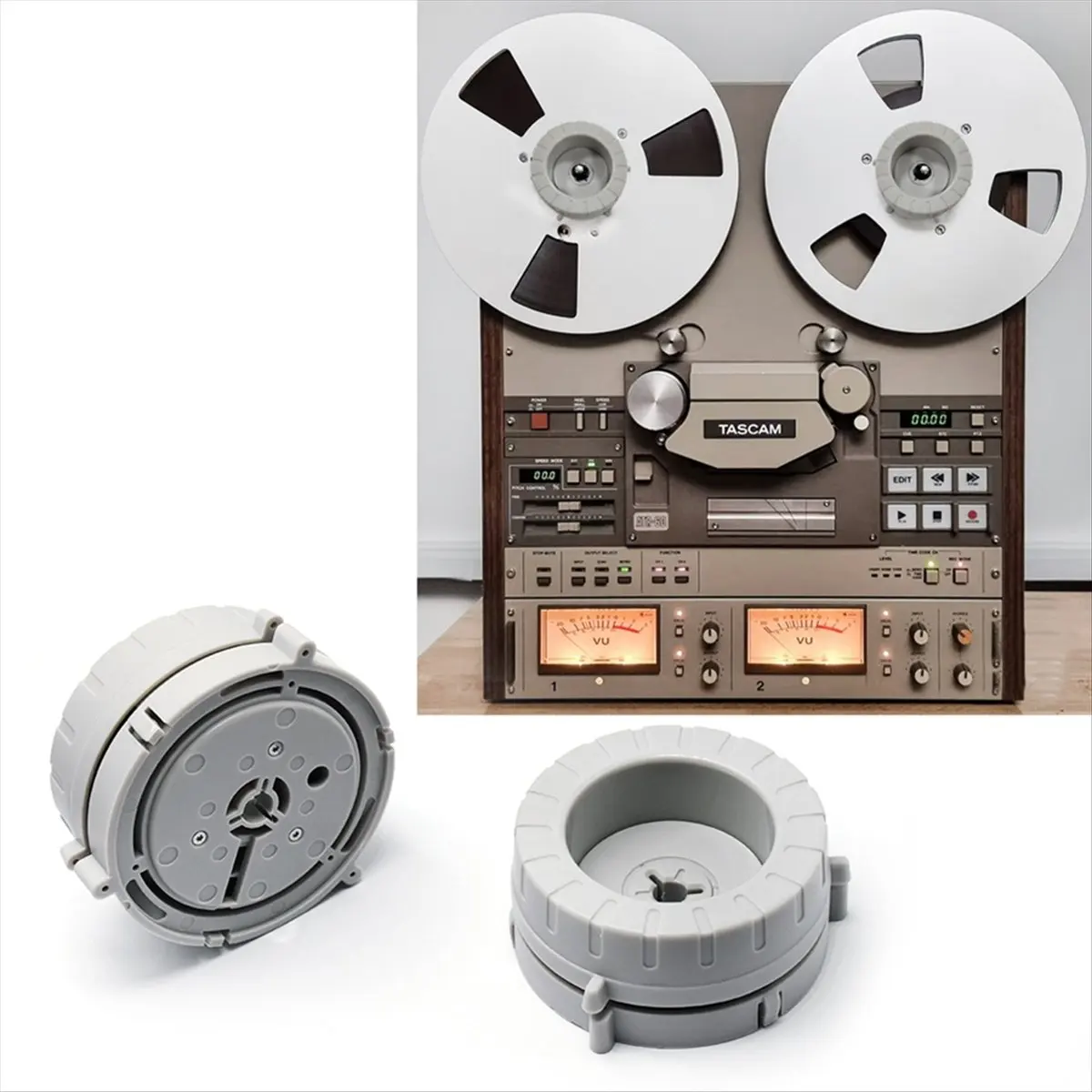 1Pair Opener Kits for 1/4inch Hub Adapter Plastic Base for Reel to Reel Recorder