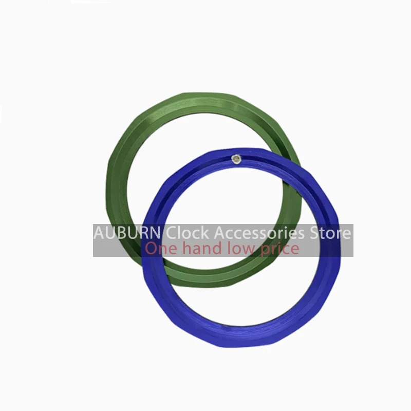 Way201f way201t moldura 41.5mm moldura inclinada para tag heuer anel de escala aquaracer anel de escala way201f/t liga 43mm moldura digital masculina