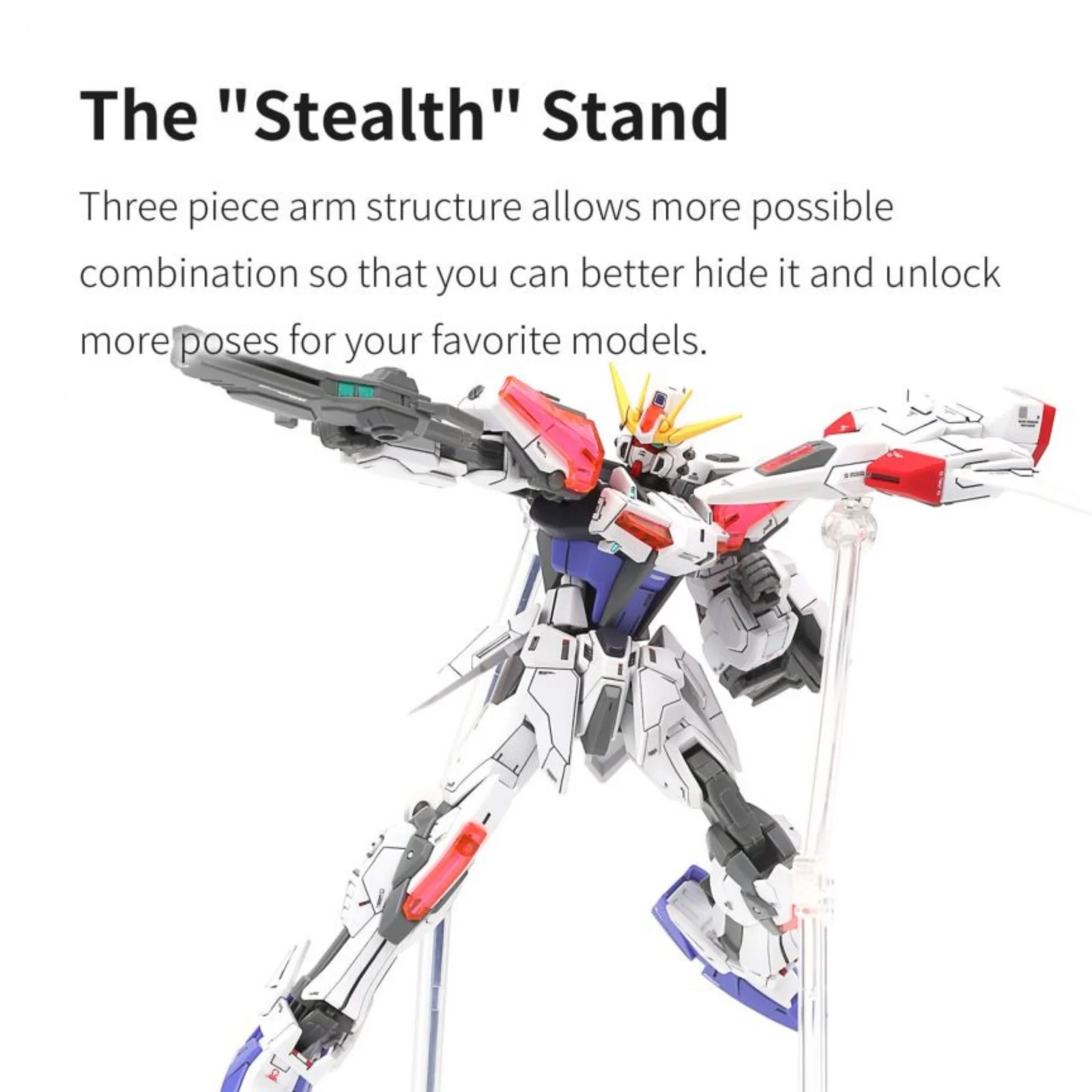 DSPIAE UMS-01 Ceneral Purpose Model Display Stand HG Universal 144 Gundam Handheld Assembly Small Support Frame