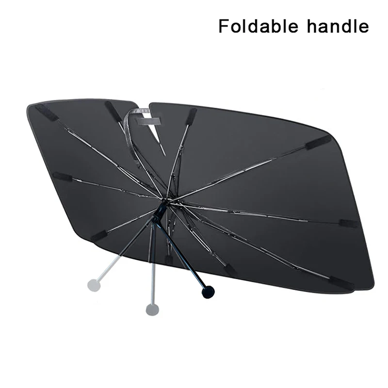 Car Sunshade Foldable Windshield Umbrella Sun Shade Curtain Car Front Window Parasol Sun Protector Accessories