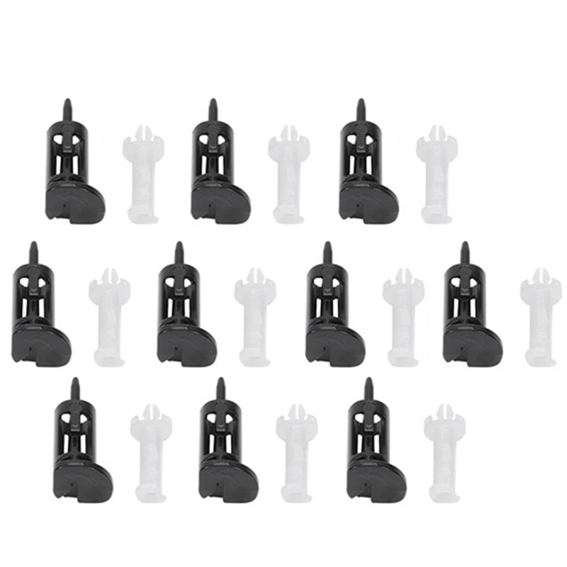 10Pcs Plastic Mounting Clip For  4 Way CPU Coolers CPU Heatsink Cooler Fan Replacement Spare Parts