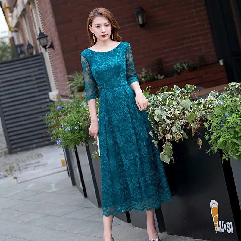 

Summer Elegant Lace Evening Dresses Long Occasion Party Dress For Women Slim Fashion Gown 2024